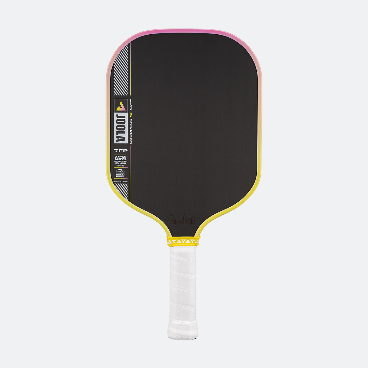 JOOLA Scorpeus Pro IV 14mm Pickleball Paddle - Tropical Yellow/Pink product image