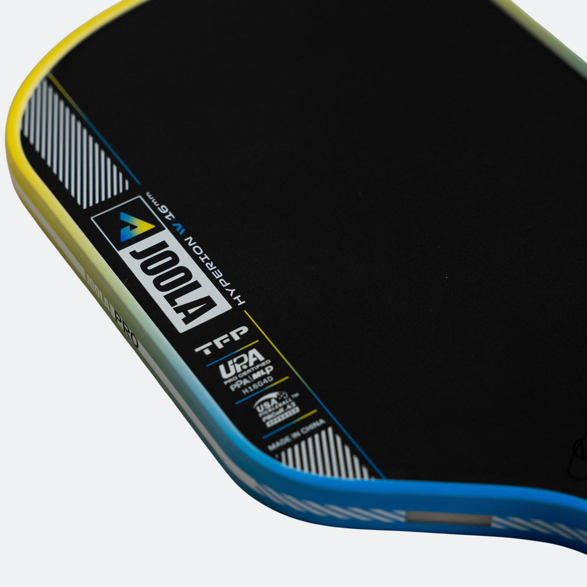 JOOLA Hyperion Pro IV 16mm Pickleball Paddle - Tropical Blue/Yellow product image