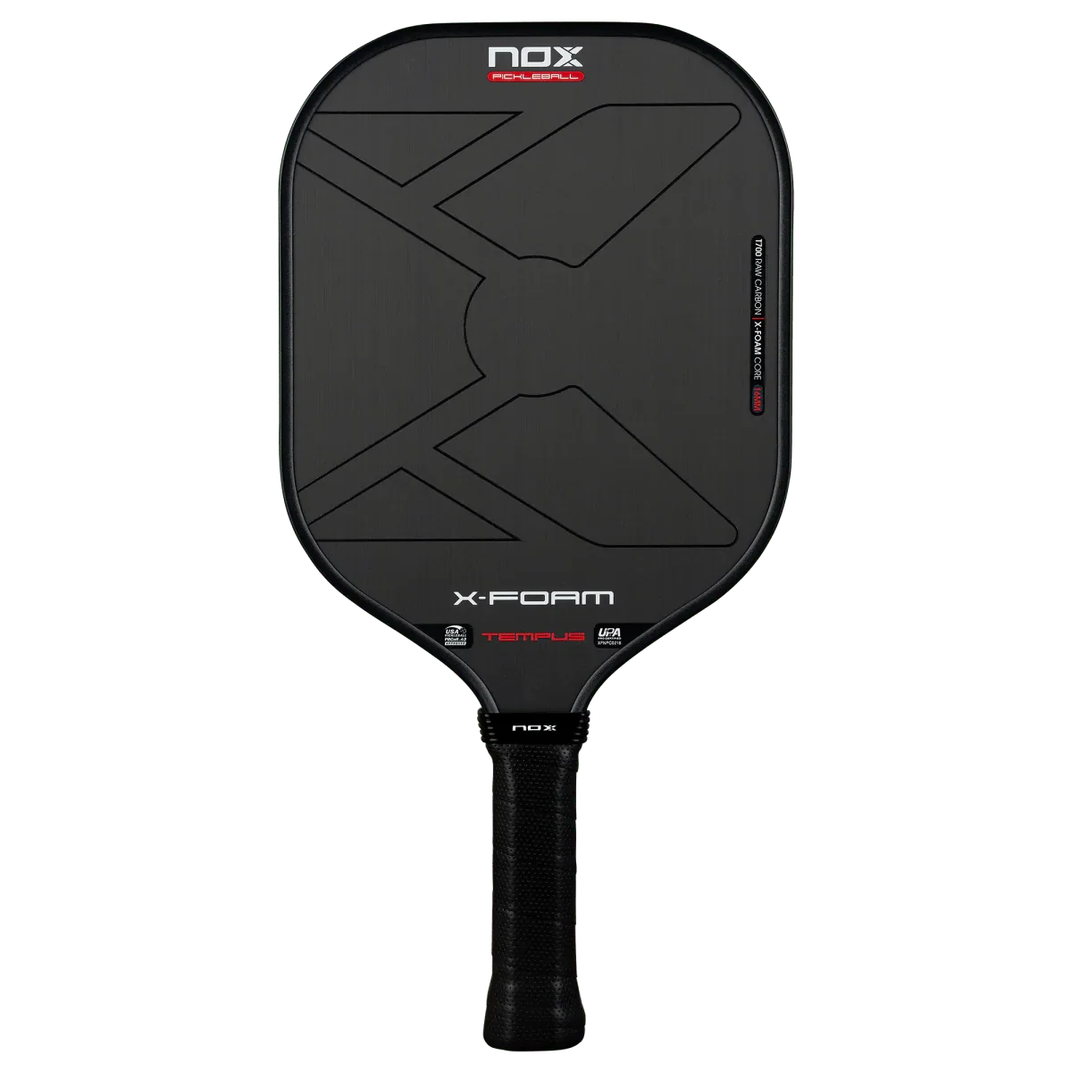 NOX X-FOAM Tempus 16mm Pickleball Paddle - Side View