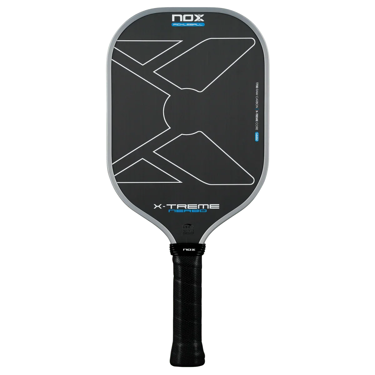 NOX X-TREME Nerbo 14mm Pickleball Paddle - Side View