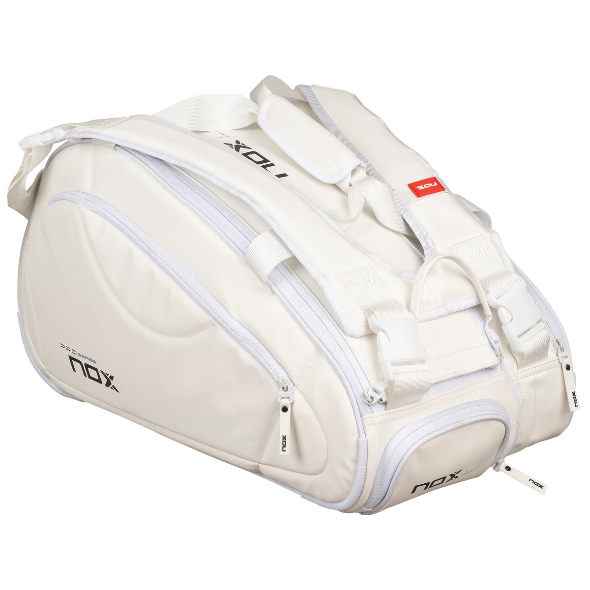 NOX Pro Series Padel Bag, White - Side View