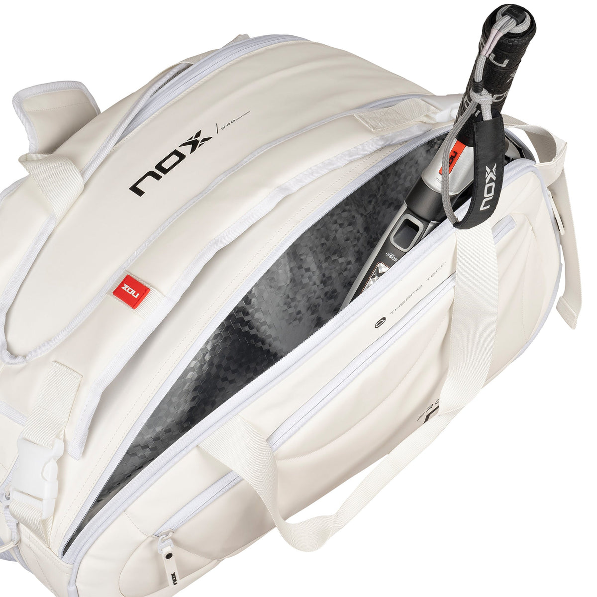 NOX Pro Series Padel Bag, White - Alternate View 6