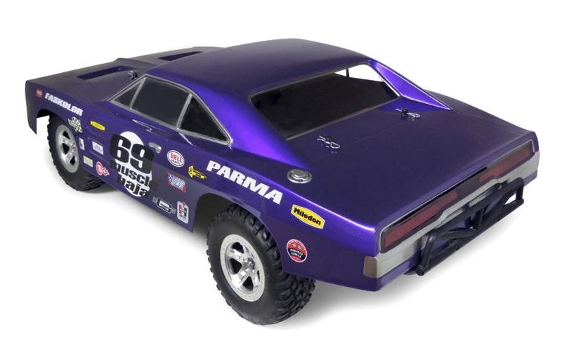 1/10 Parma '69 R/T Muscle Baja Short Course Drag Clear Body - View 2