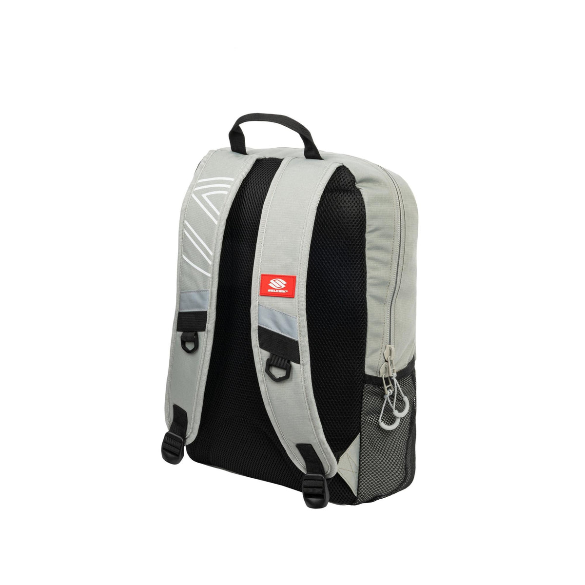 Selkirk Sport Core Line Day pickleball backpack with a streamlined design, zippered main compartment, front pocket, and padded shoulder straps for everyday gear storage.