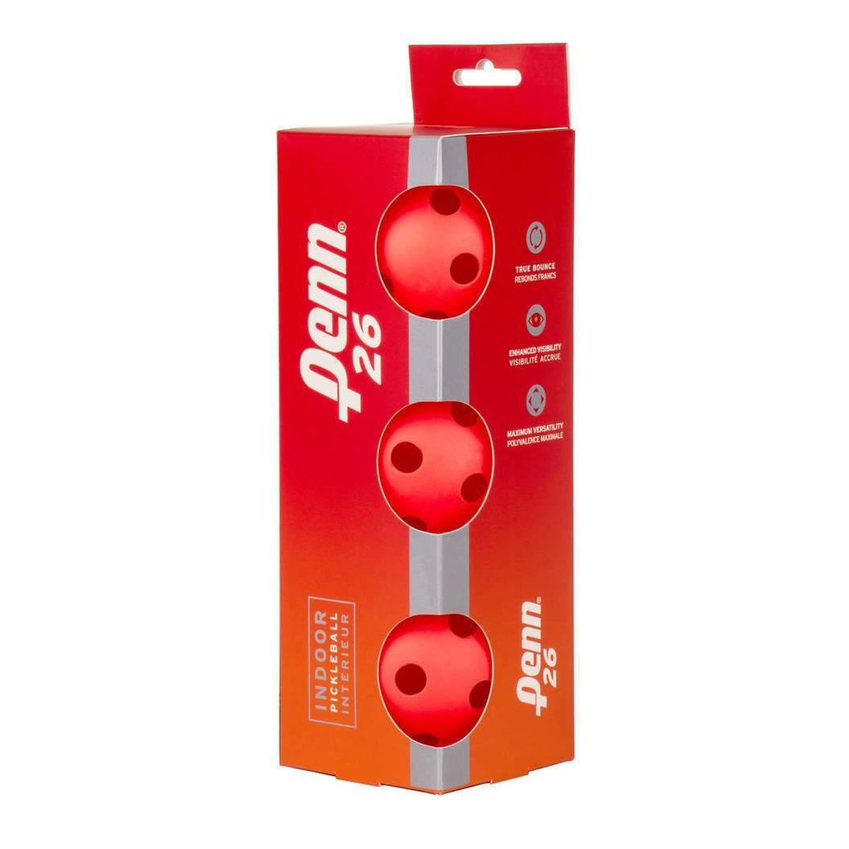Penn 26 Red Pickleballs USAPA Approved Indoor Ball