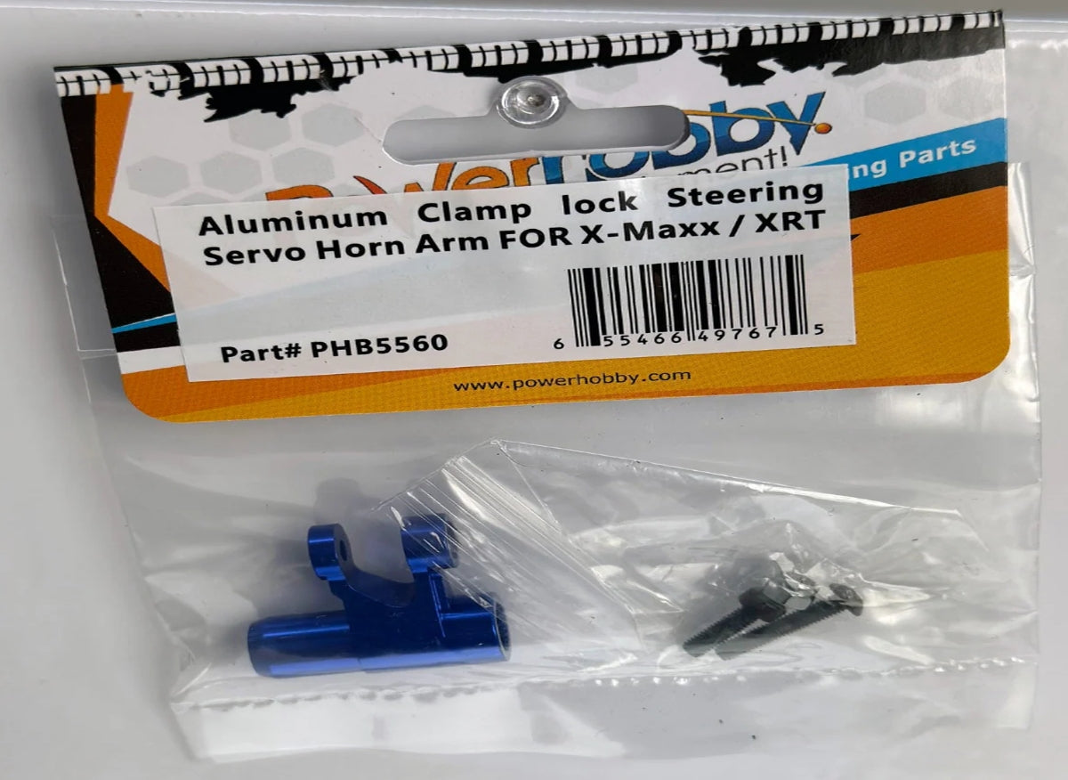 Aluminum Clamp Lock Steering Servo Horn Arm, X-Maxx/XRT