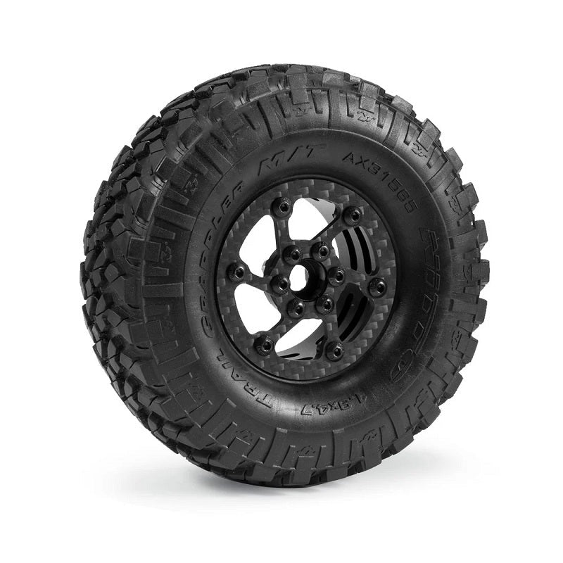 1.9" Carbon Fiber Lightweight Beadlock Wheels A, 1/10 Rock - View 2