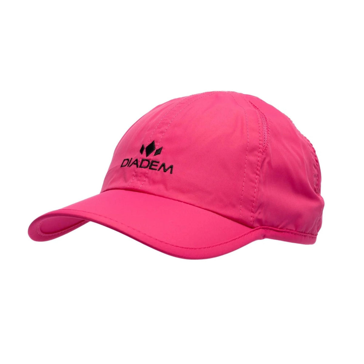 Diadem Drycore Select hat featuring a curved brim, lightweight construction, and front logo, shown at an angled view.