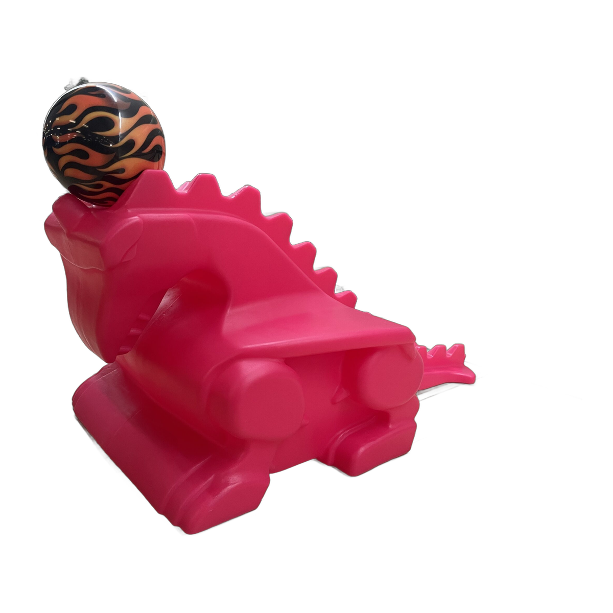 Jayhawk Glow Dragon Bowling Ramp in Pink - side view