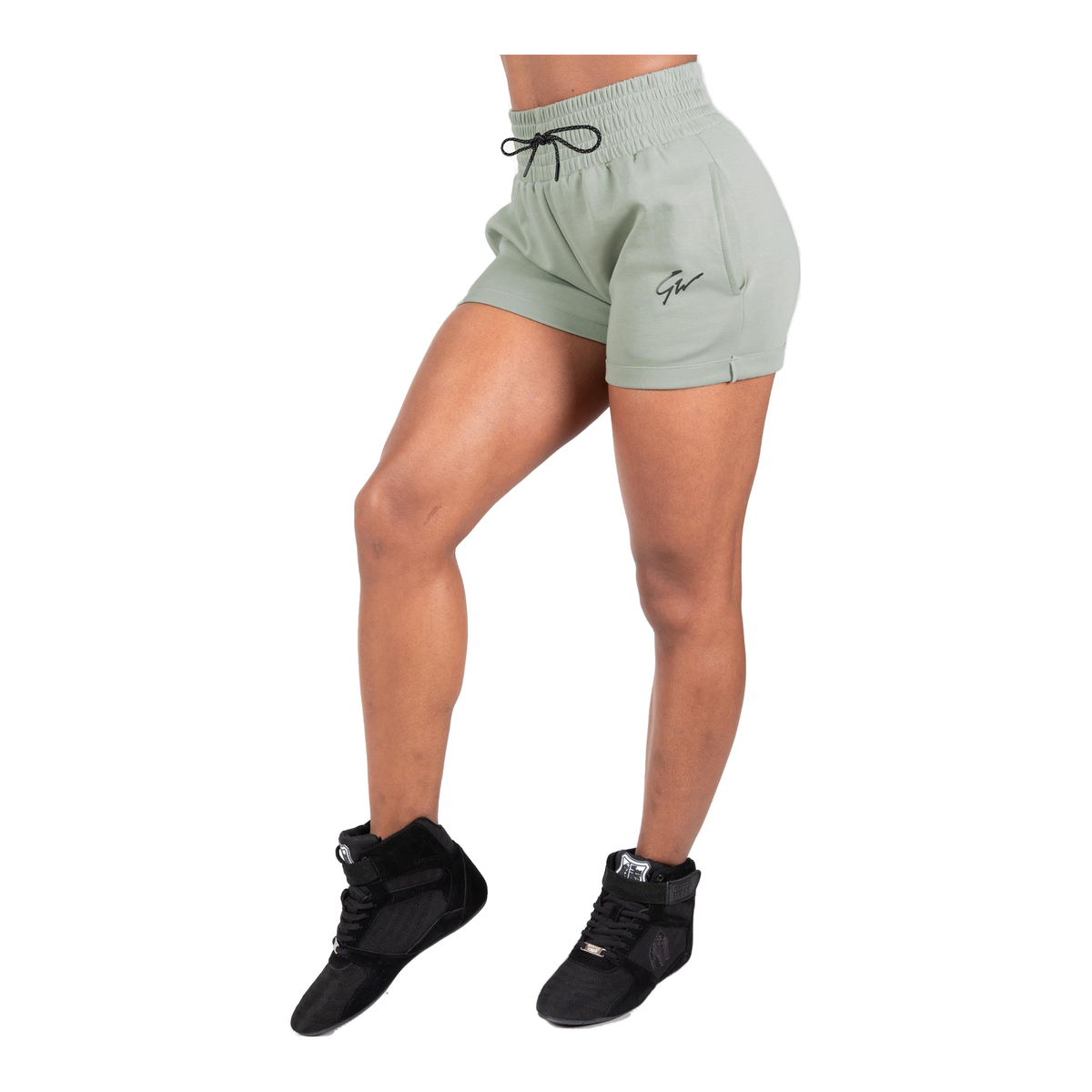 Pixley Sweatshorts - Light Green product photo