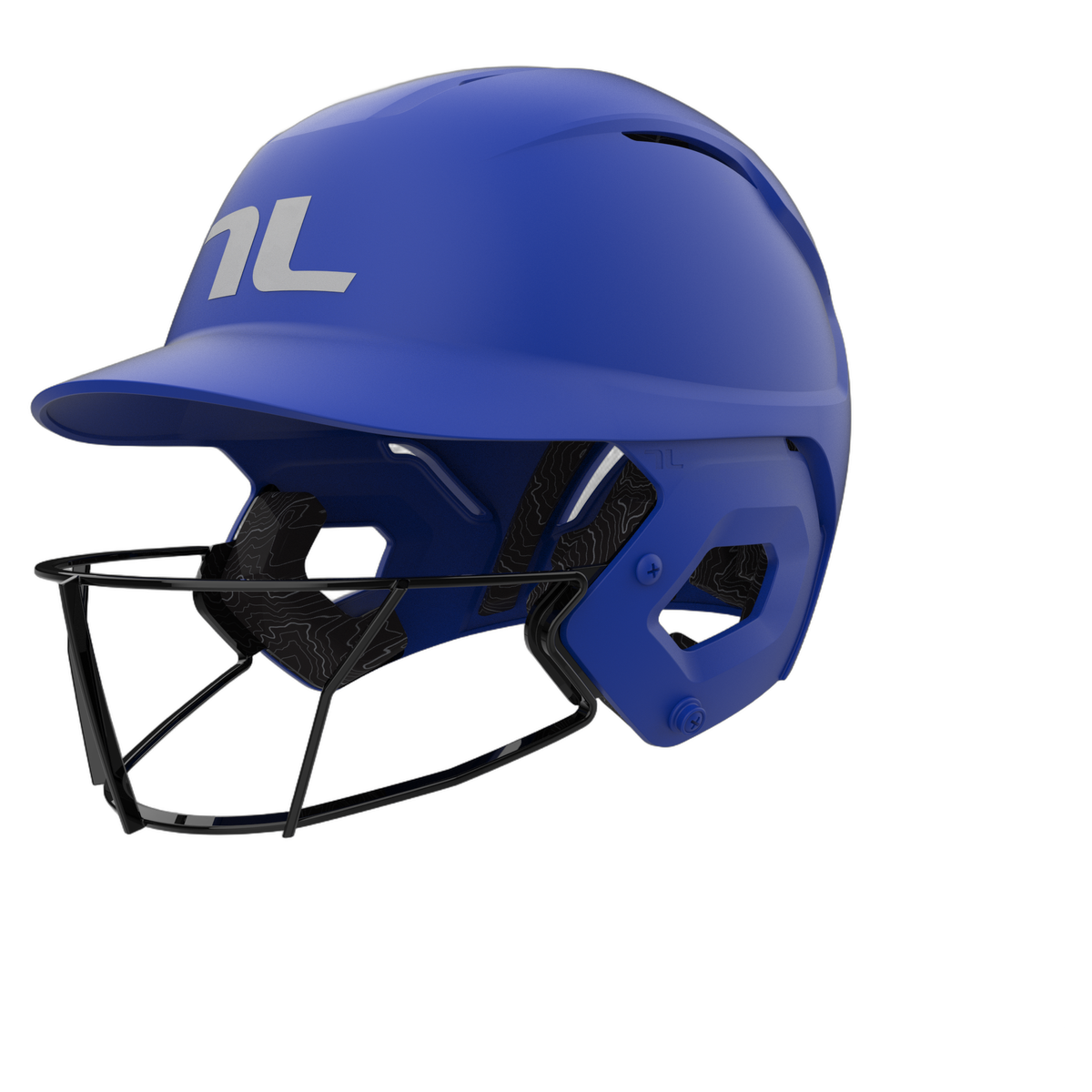 TUCCI Potenza Batting Helmet with Softball Guard in Matte True Royal Blue