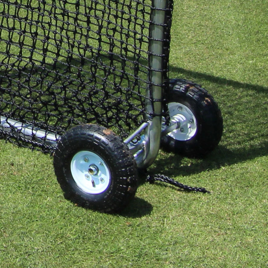 Cimarron 10x10 #84 Premier Fielder Net and Frame with Wheels - Alternate View 3