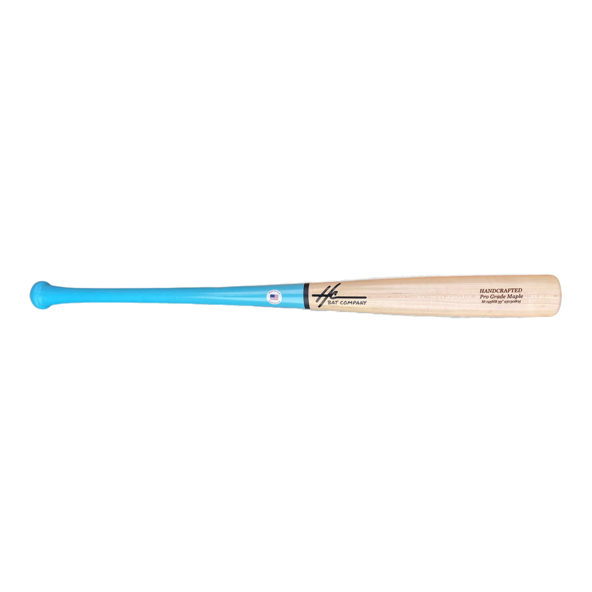 Pro Grade Maple Baseball Bat | 195HB 33" Balanced Bat Blue/Natural - sku-48126789124301 - Great Call Athletics