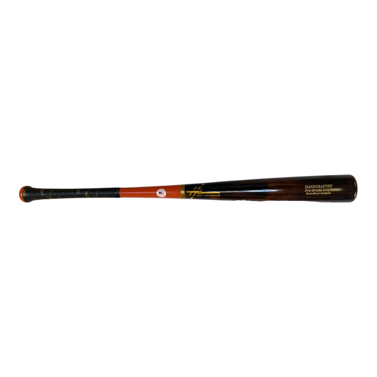 Pro Grade Maple Baseball Bat | i13 33" End Loaded Power Bat Flamed Orange - sku-48130487091405 - Great Call Athletics