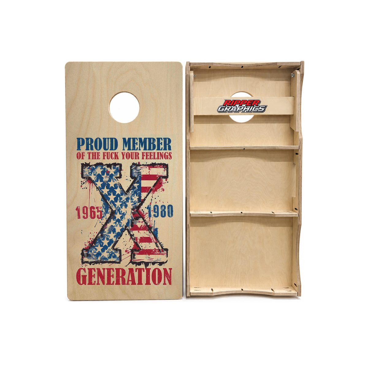 Proud Member Gen X Cornhole Design product photo