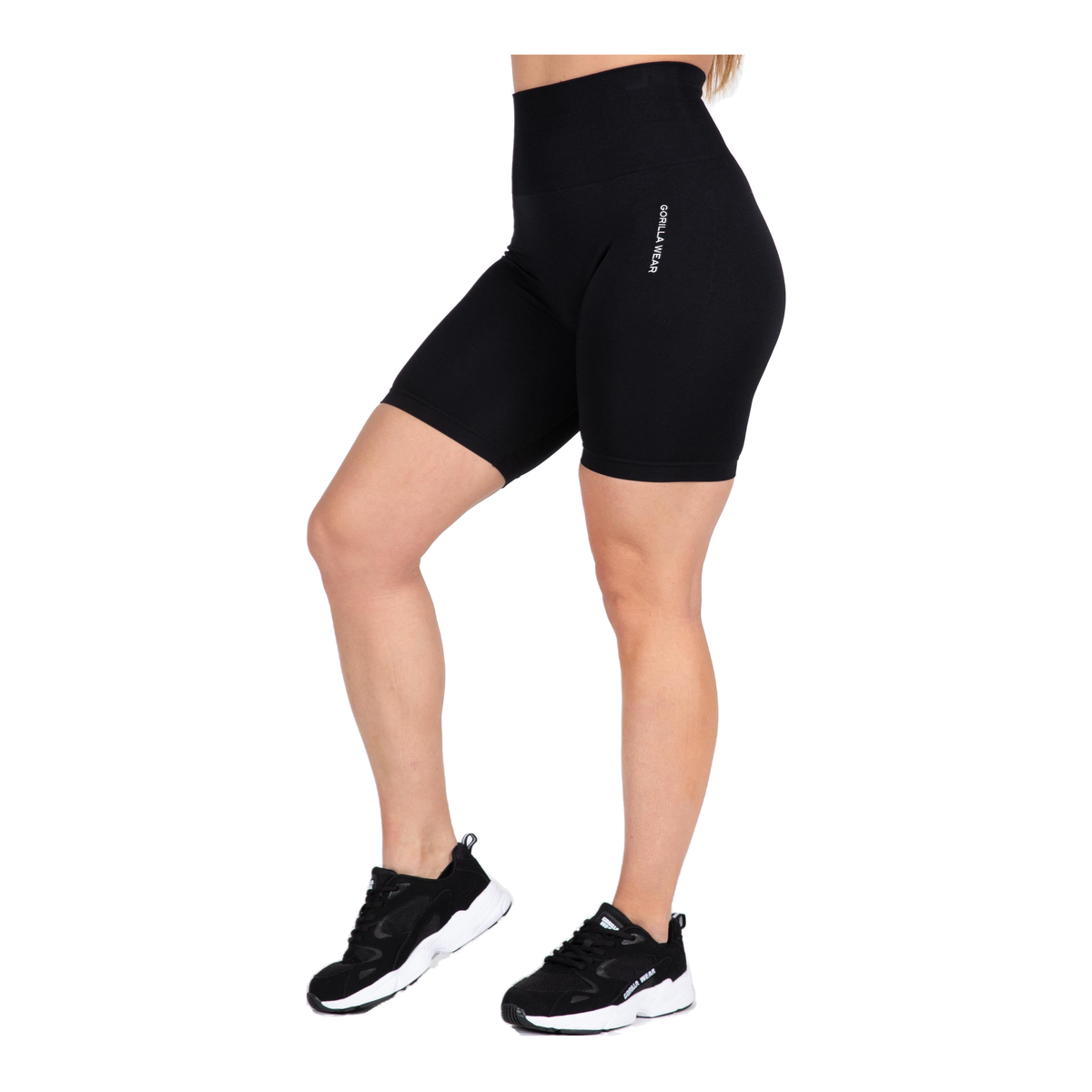 Quincy Seamless Cycling Shorts - Black product photo