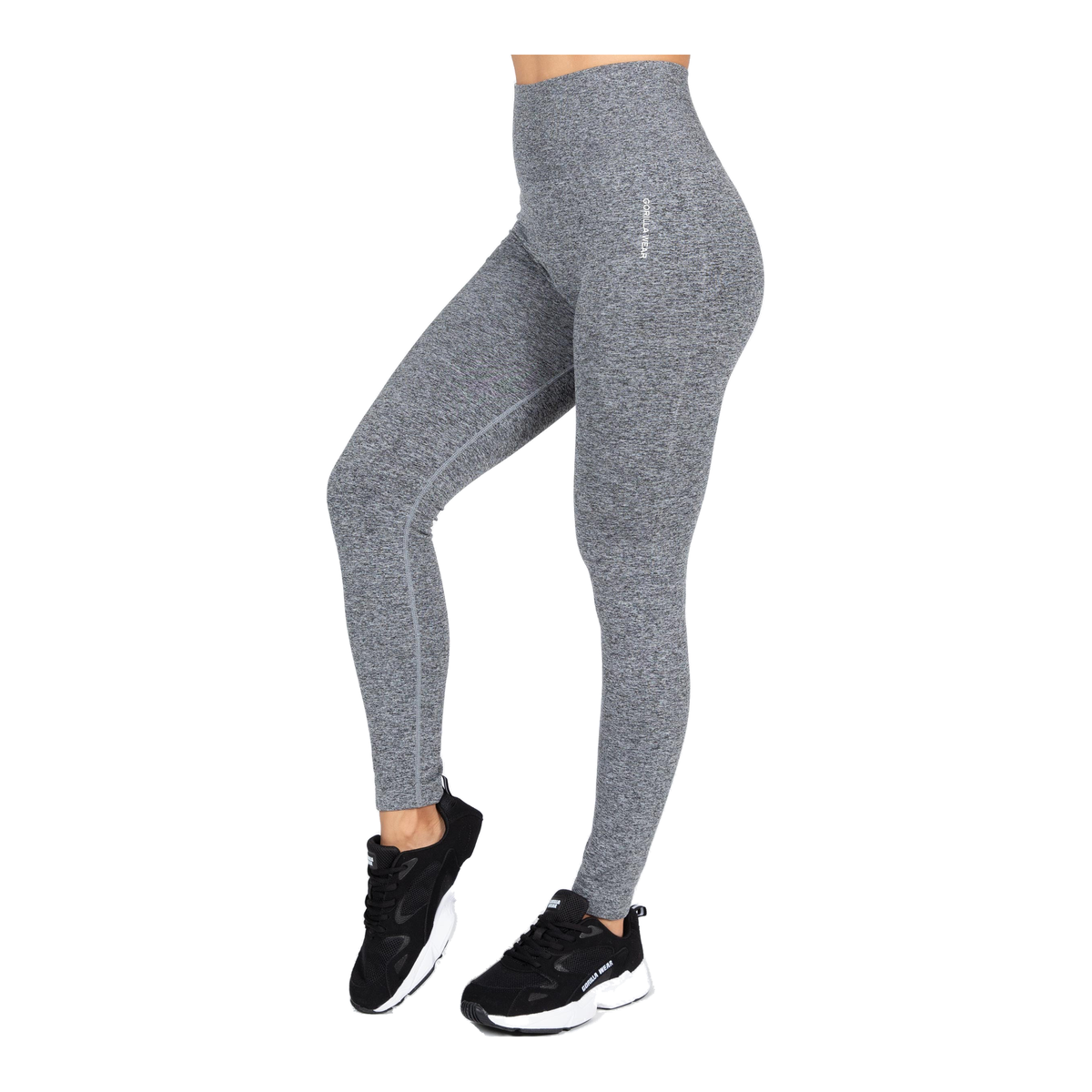 Quincy Seamless Leggings - Gray Melange product photo