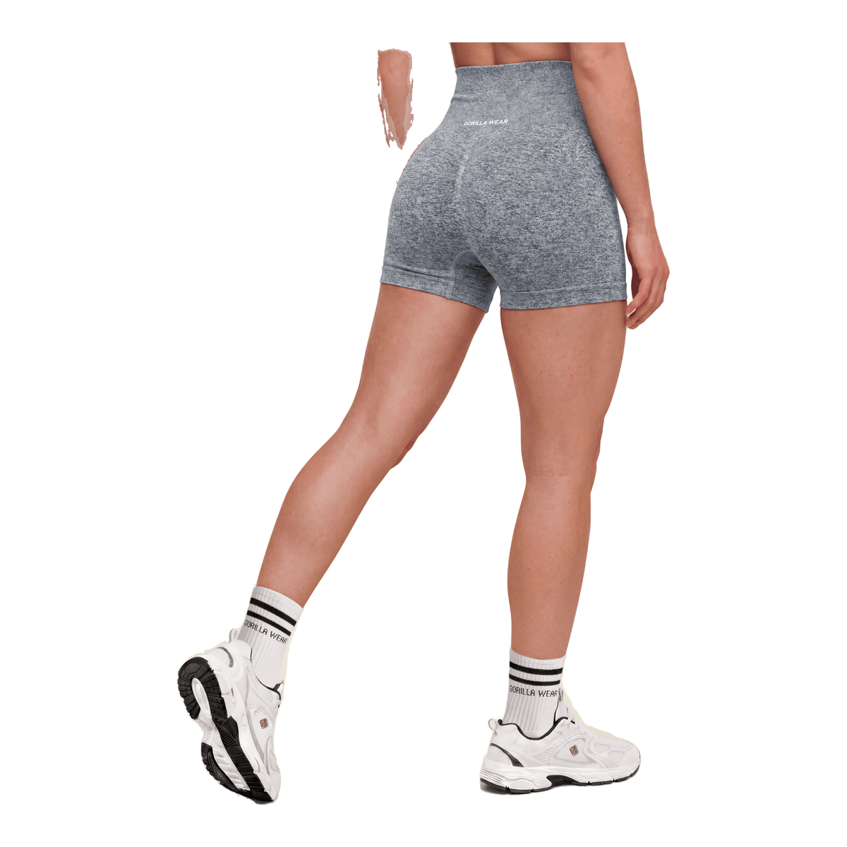 Quincy Seamless Shorts - Gray Melange product photo