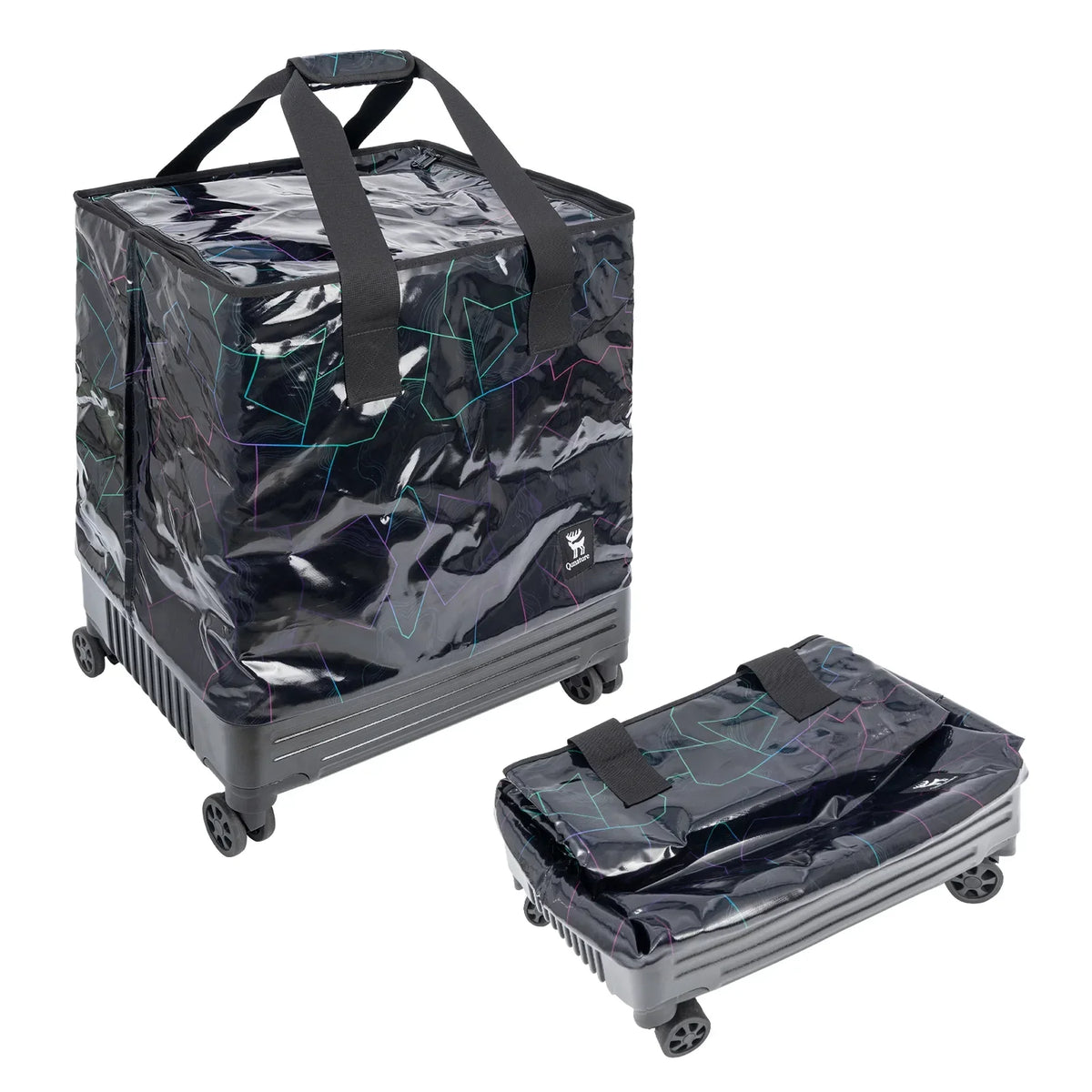 Lightweight Foldable Rolling Tote Bag 75L