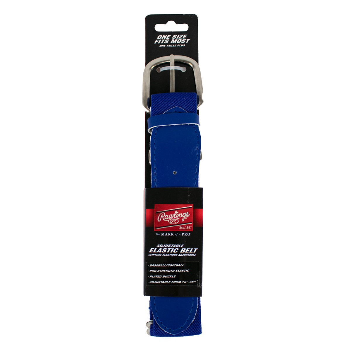 RAWLINGS Adjustable Belt for Adult in Royal Blue