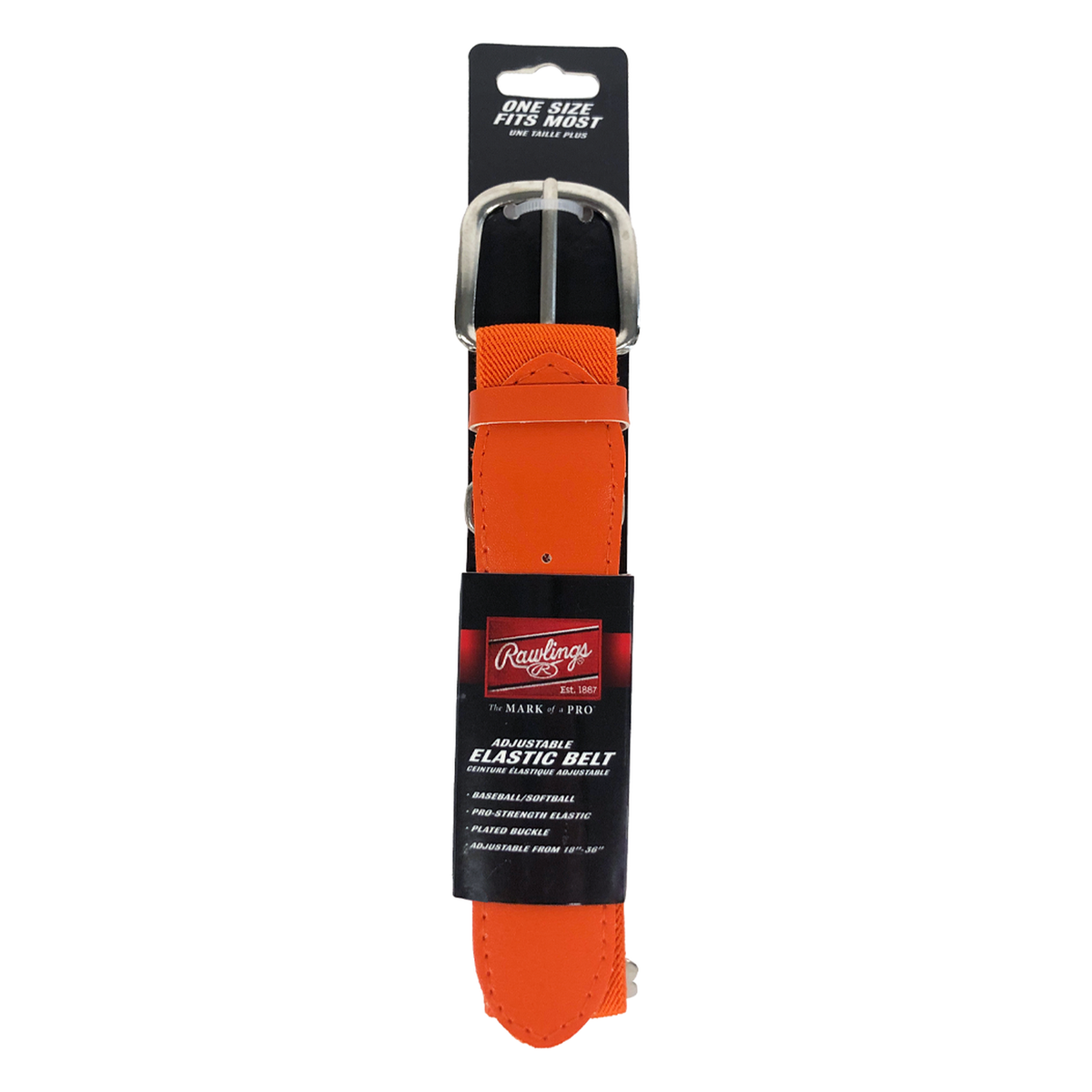 RAWLINGS Adjustable Belt for Adult in Orange Yellow Pixel