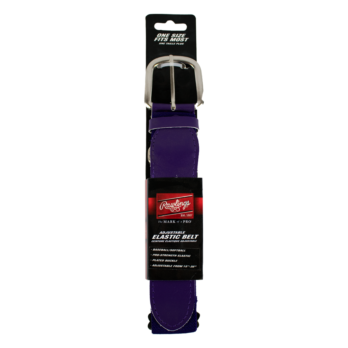 RAWLINGS Adjustable Belt for Adult in Purple