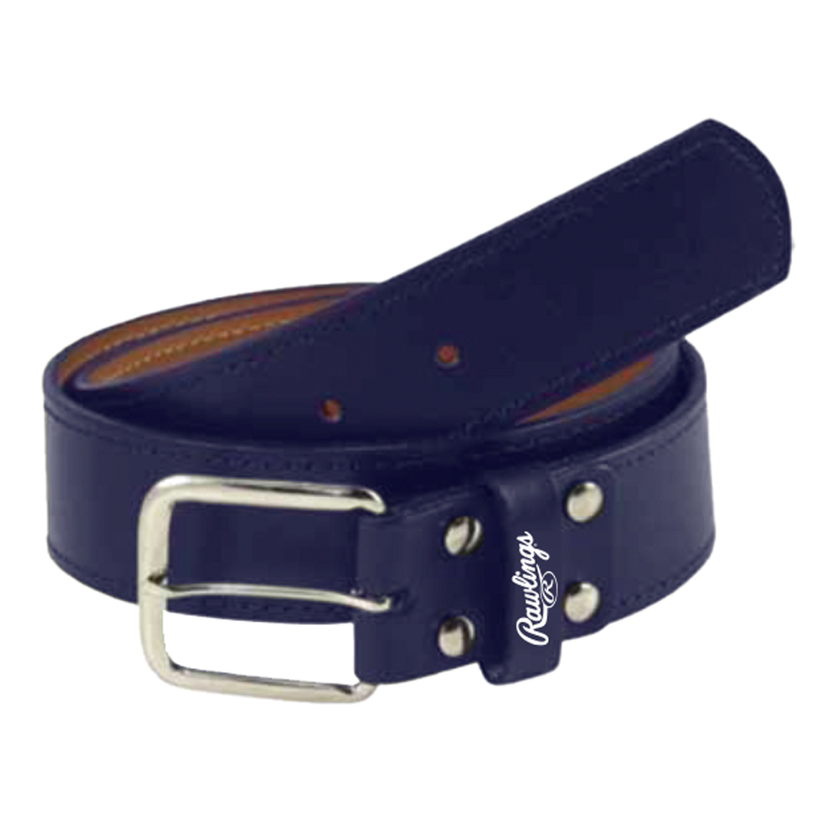 RAWLINGS Pro Leather Belt in Navy