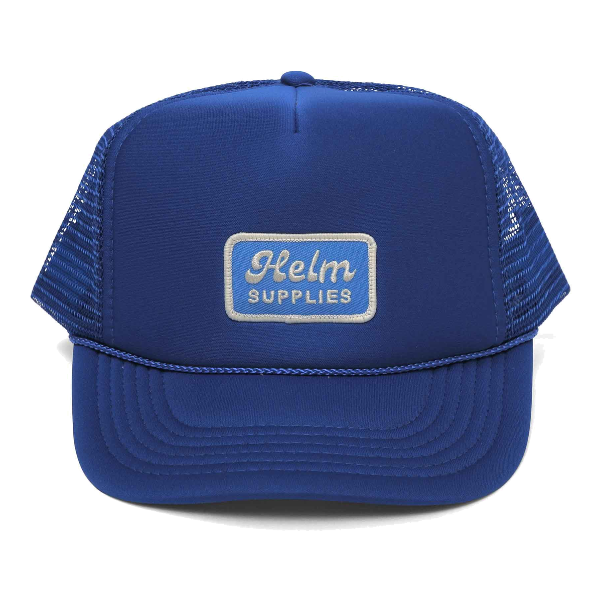 Retro Patch Trucker Hat - Blue - HS-M2214HW-BLU-OS - Great Call Athletics