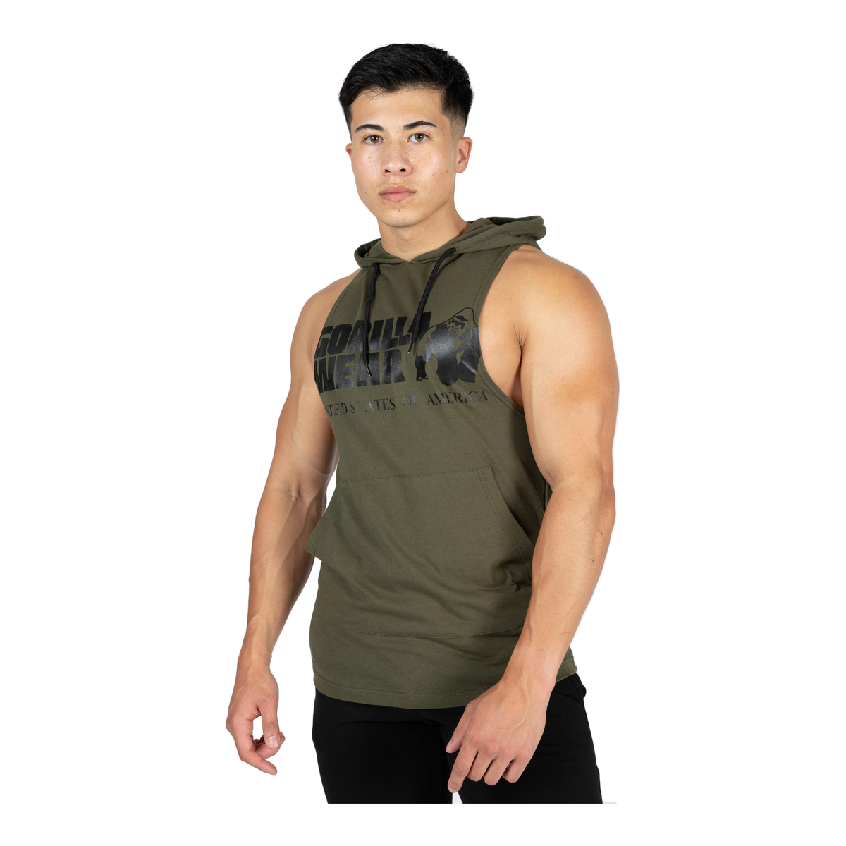 Rogers Hooded Tank Top - Green product photo