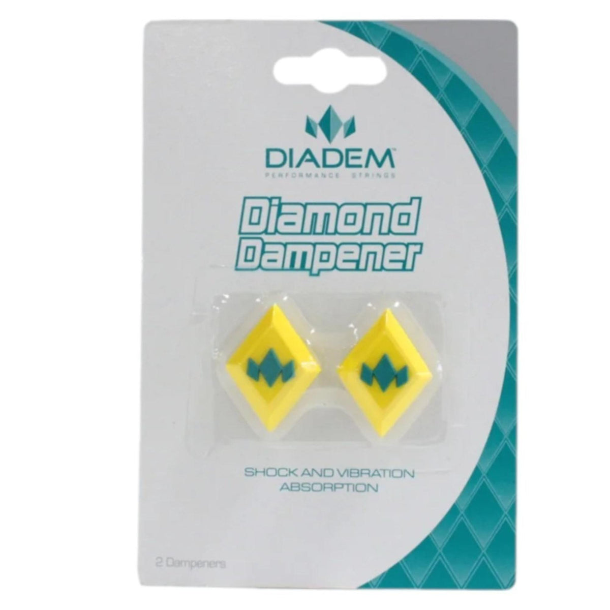Tennis racket vibration dampeners in retail packaging, designed to reduce string vibration and improve comfort during play.