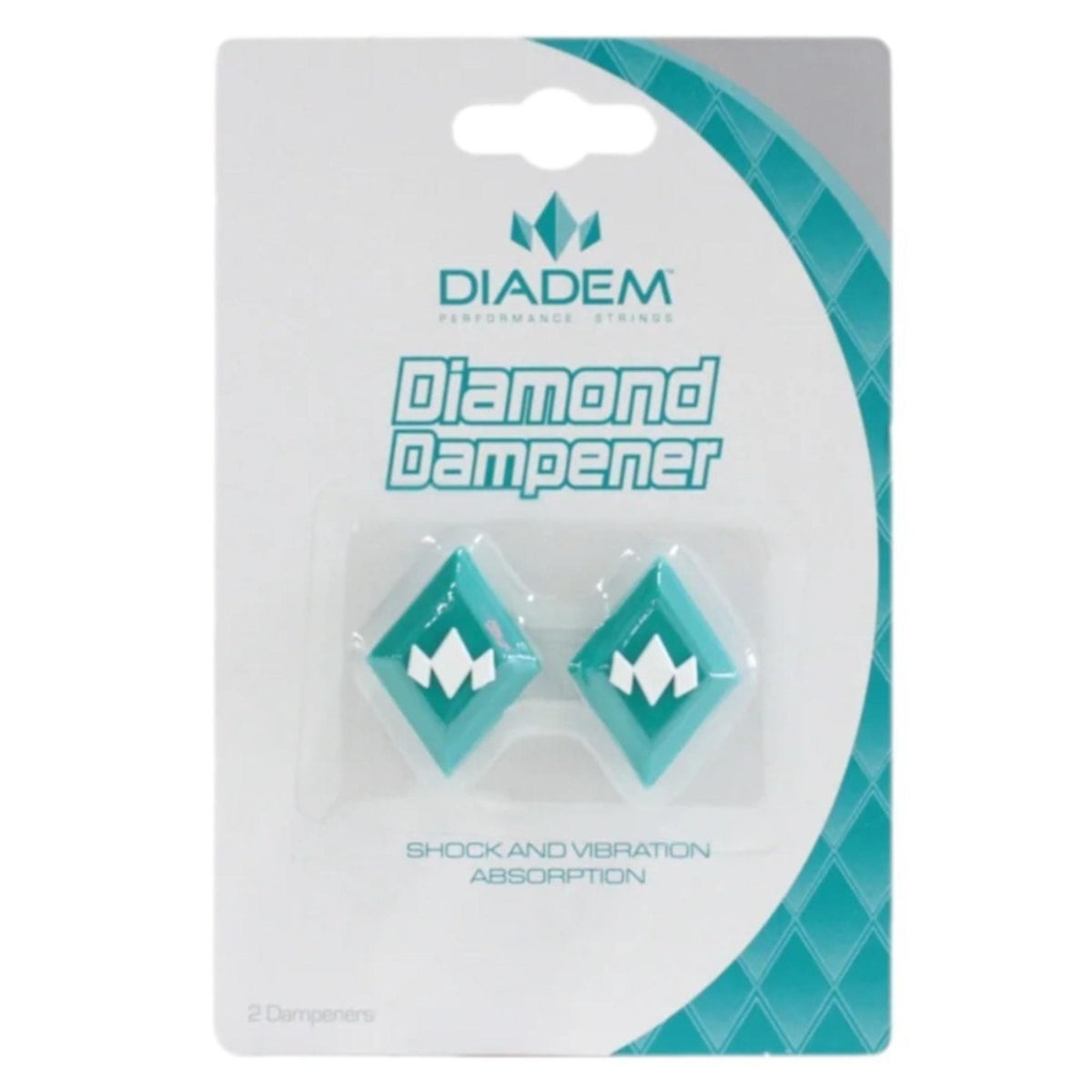 Tennis racket vibration dampeners in retail packaging, designed to reduce string vibration and improve comfort during play.