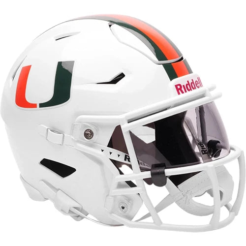 Miami Hurricanes  NCAA Mid Size SpeedFlex Helmet NEW NCAA