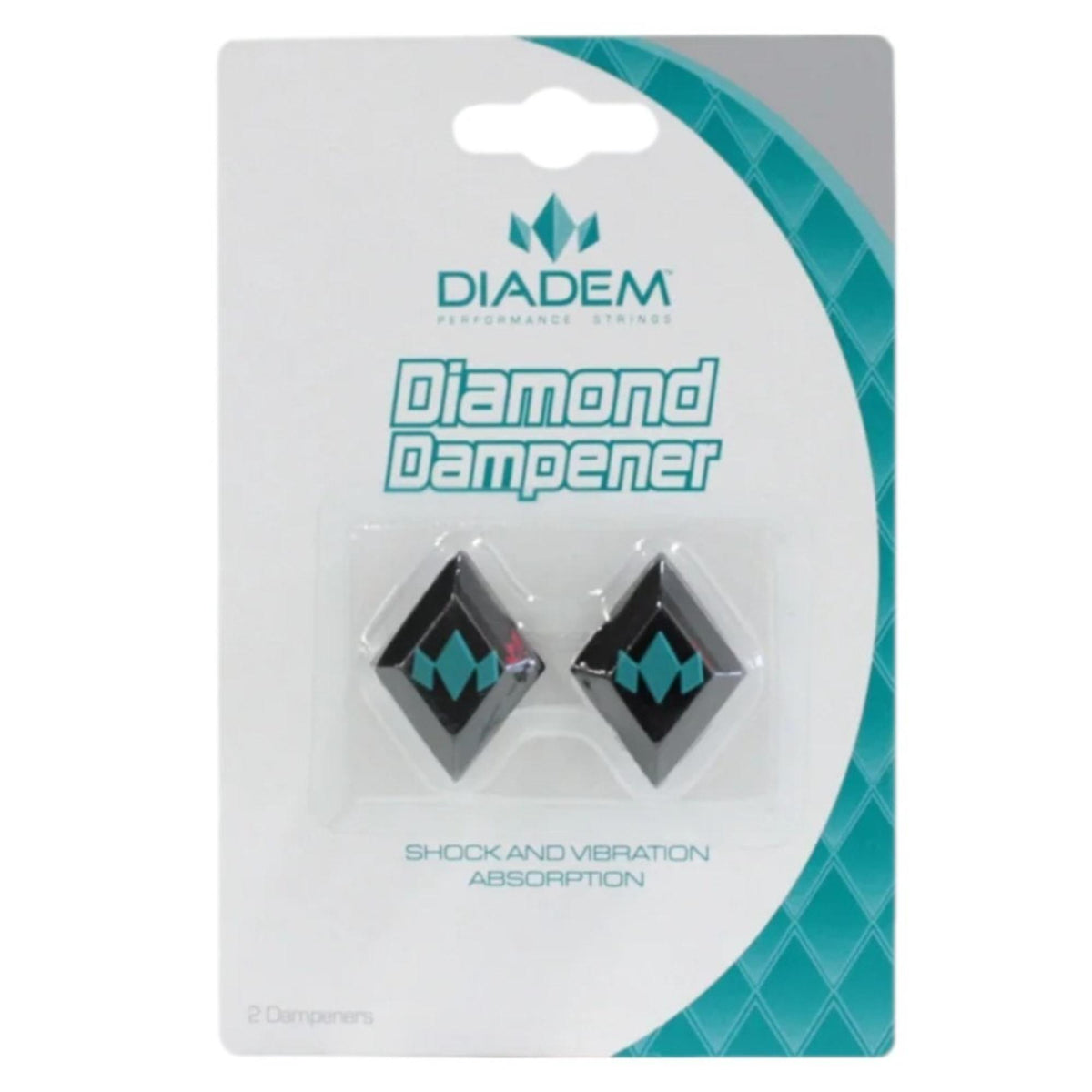 Tennis racket vibration dampeners in retail packaging, designed to reduce string vibration and improve comfort during play.