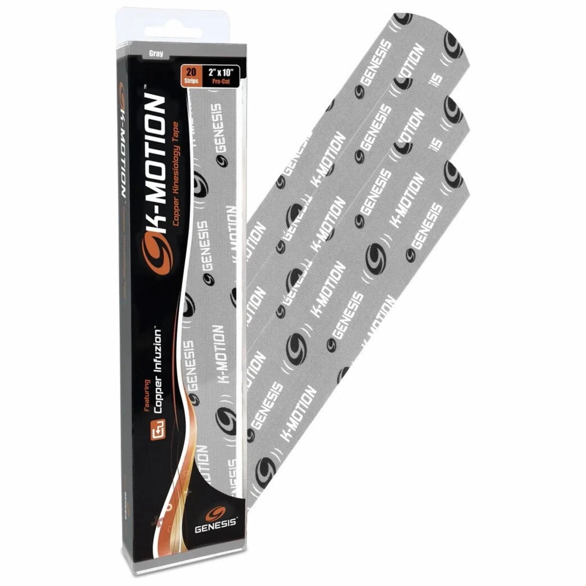 Genesis K-Motion Tape with Copper Infuzion Pre-Cut Pack