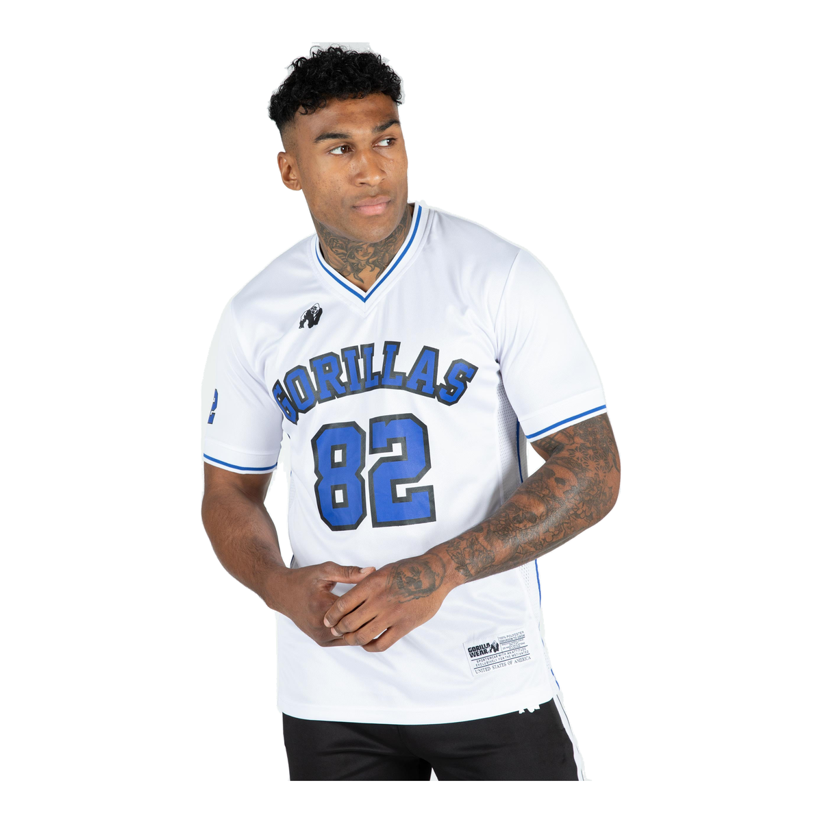 San Mateo T-Shirt - White/Blue product photo
