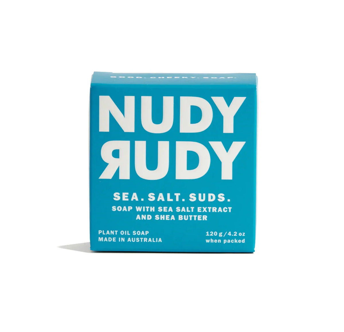 Nudy Rudy Sea Salt Suds Soap Bar, 4.2 oz