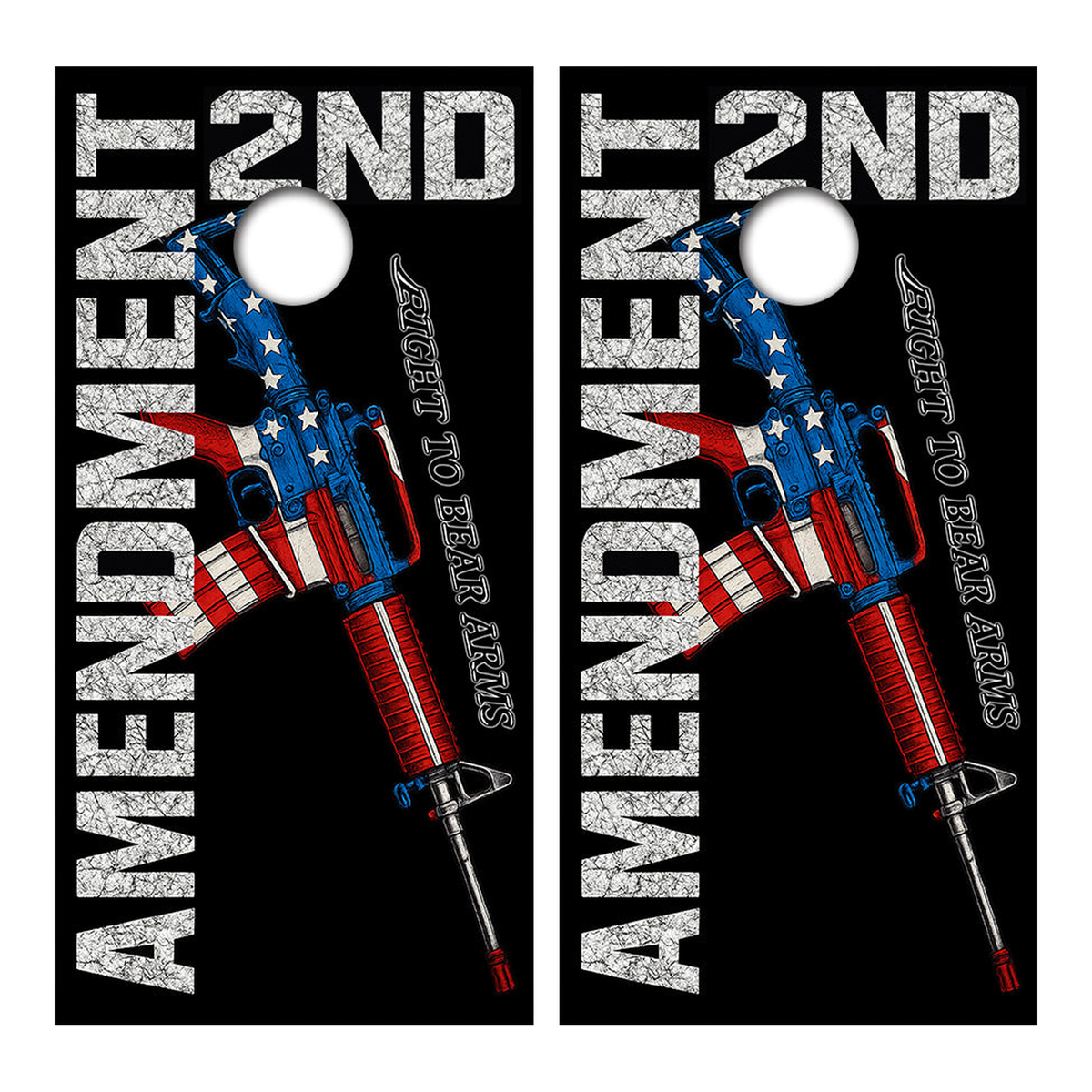 Second Amendment Cornhole Design - Corn5023 - Great Call Athletics