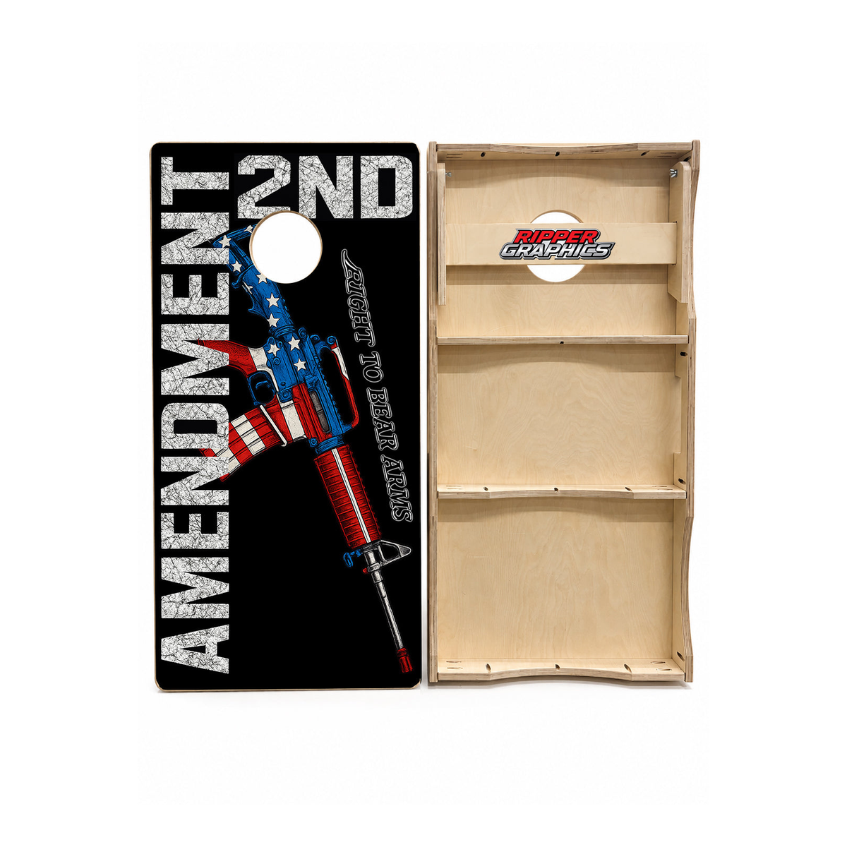 Second Amendment Cornhole Design - CH5023 - Great Call Athletics