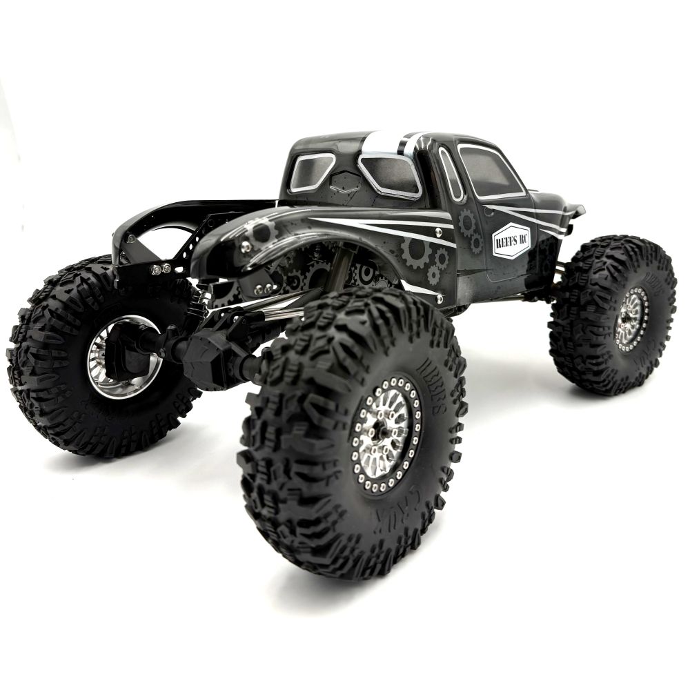 Clear "PLAGUE" 1/10th Crawler CompBody Set w/Stickers & Mask - View 2