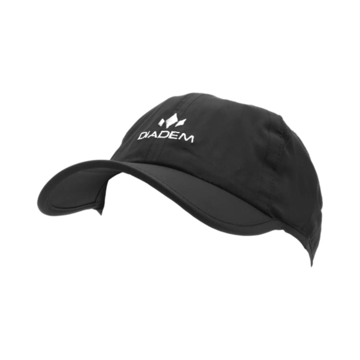 Diadem Drycore Select hat featuring a curved brim, lightweight construction, and front logo, shown at an angled view.
