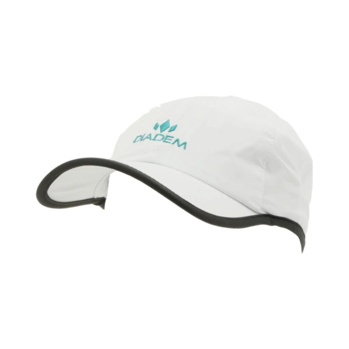 Diadem Drycore Select hat featuring a curved brim, lightweight construction, and front logo, shown at an angled view.