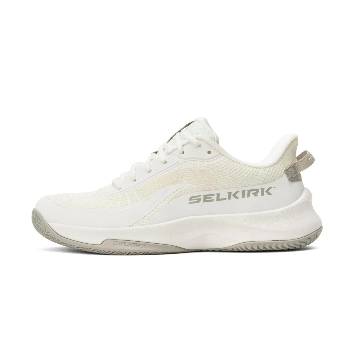 Selkirk Sport men’s CourtStrike Pro pickleball shoes with lace-up closure, cushioned sole, and low-cut athletic design, shown as a pair.