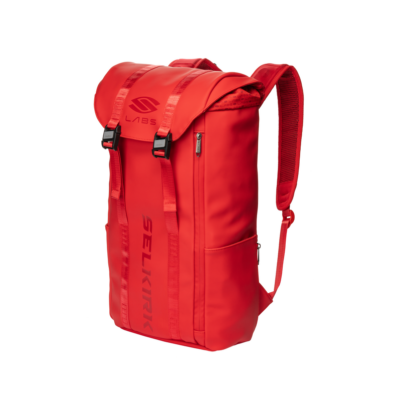 Selkirk LABS Prestige Pickleball Backpack in Crimson Red - front view