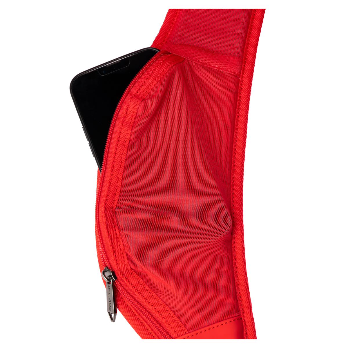 Selkirk LABS Prestige Pickleball Backpack in Crimson Red - strap detail