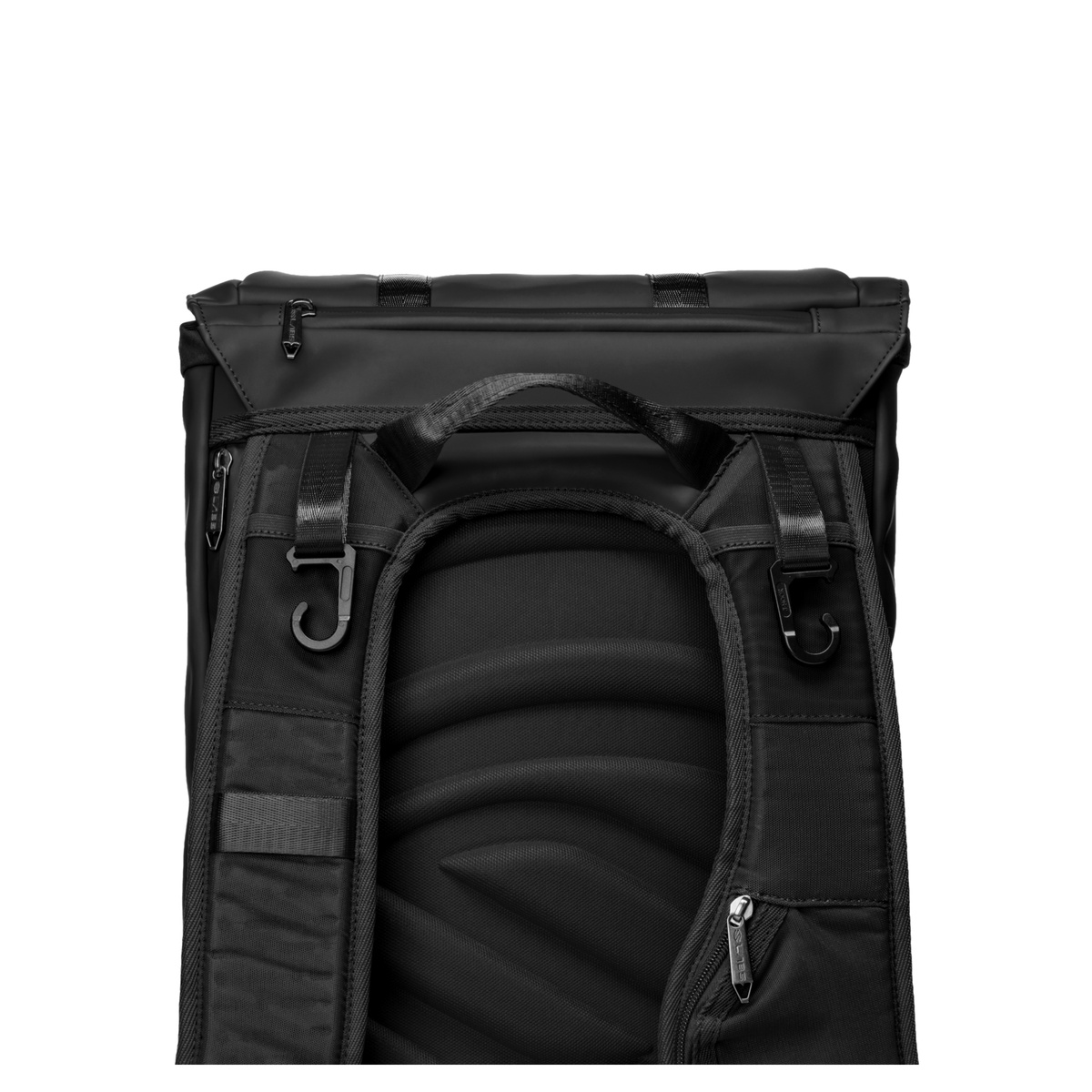 Selkirk LABS Prestige Pickleball Backpack in Matte Black - back panel detail