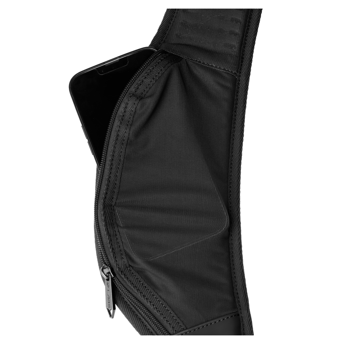 Selkirk LABS Prestige Pickleball Backpack in Matte Black - strap detail