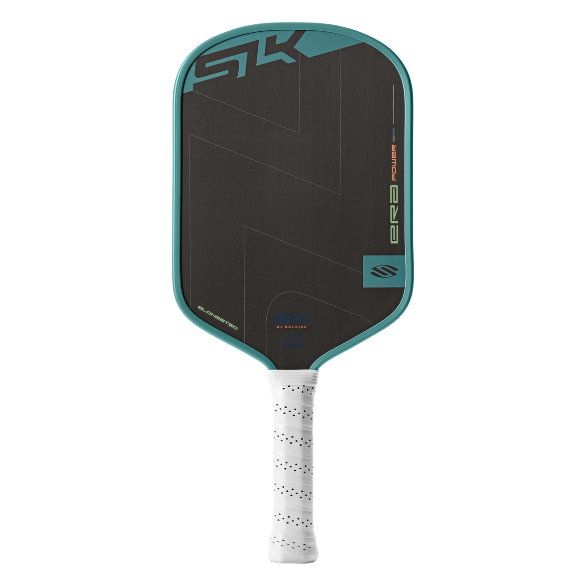 Selkirk SLK ERA Power Pickleball Paddle in Everglade - elongated front view