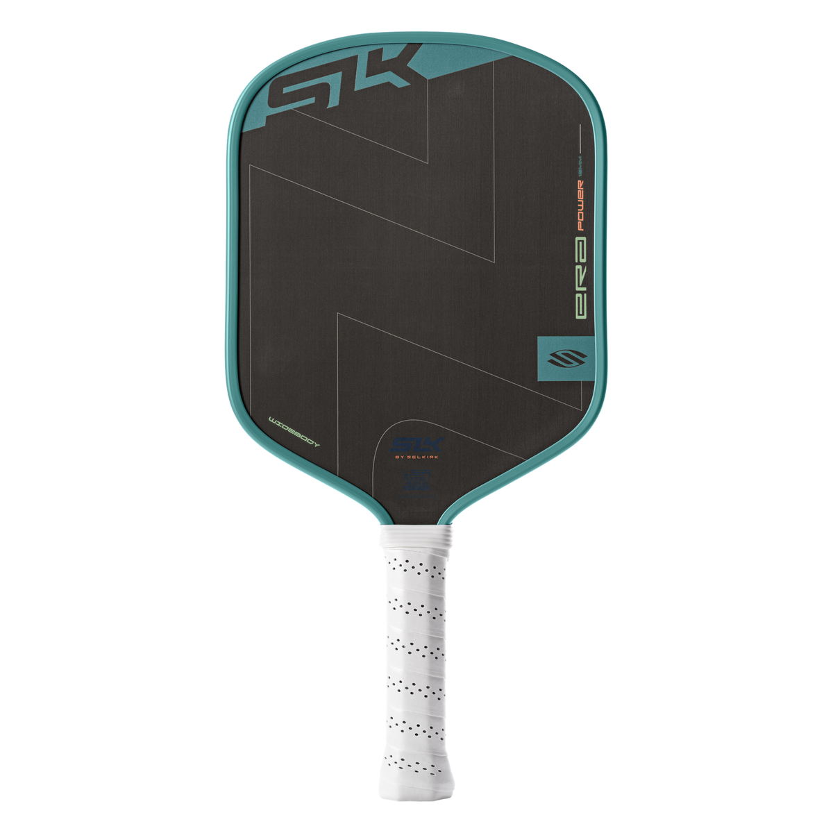 Selkirk SLK ERA Power Pickleball Paddle in Everglade - widebody front view