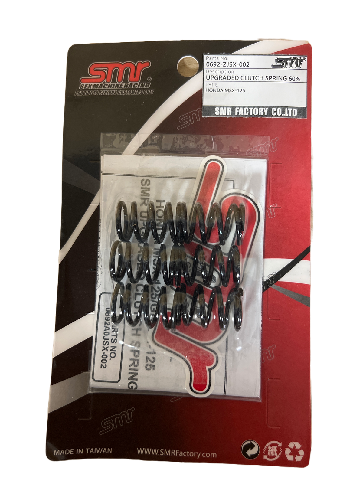 SMR 60% Stiffer Clutch Springs - Honda Grom 125 & Monkey 125 (6-Piece Upgrade Kit)