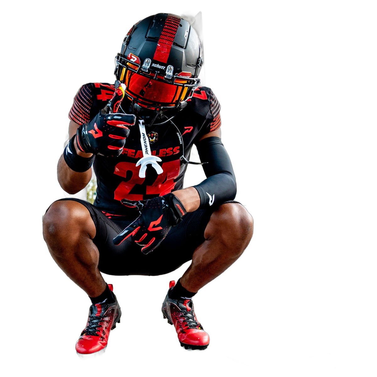 Shadow the Hedgehog Football Cleats - Quantum Speed 2.0 by Phenom Elite